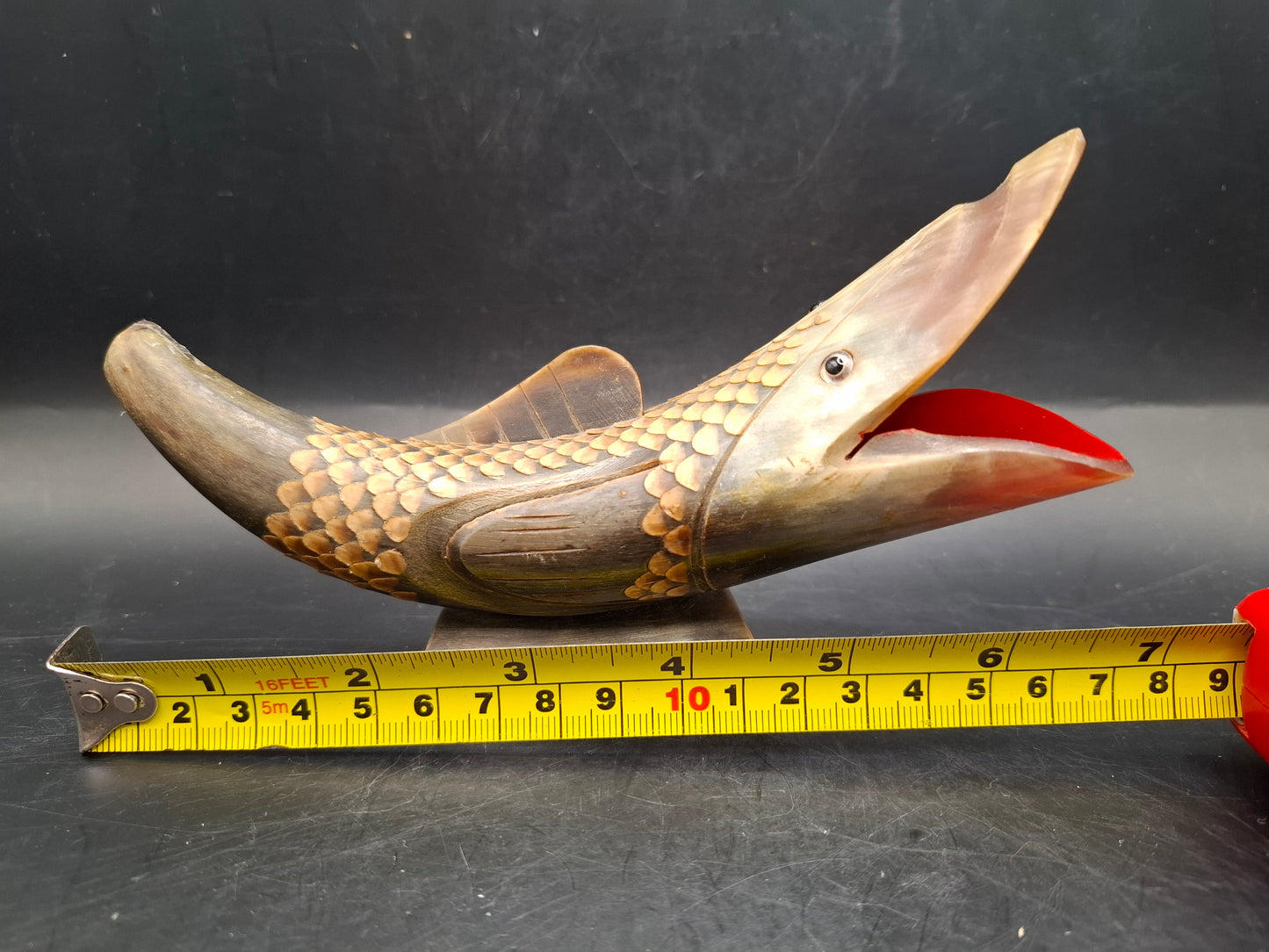 Fish Horn Carving (UK Only)