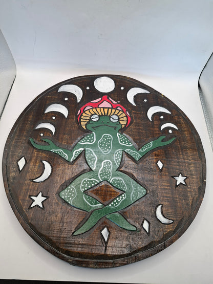 Chilled Out Frog Plaque
