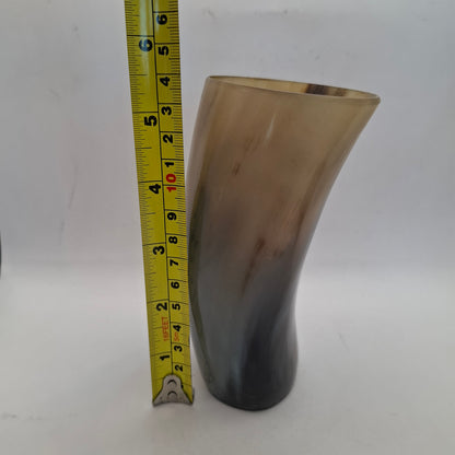 Horn Carved Into A Pot