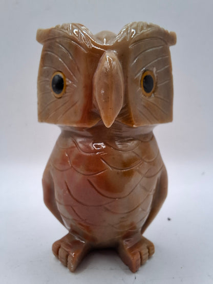 Soapstone Owl Carving