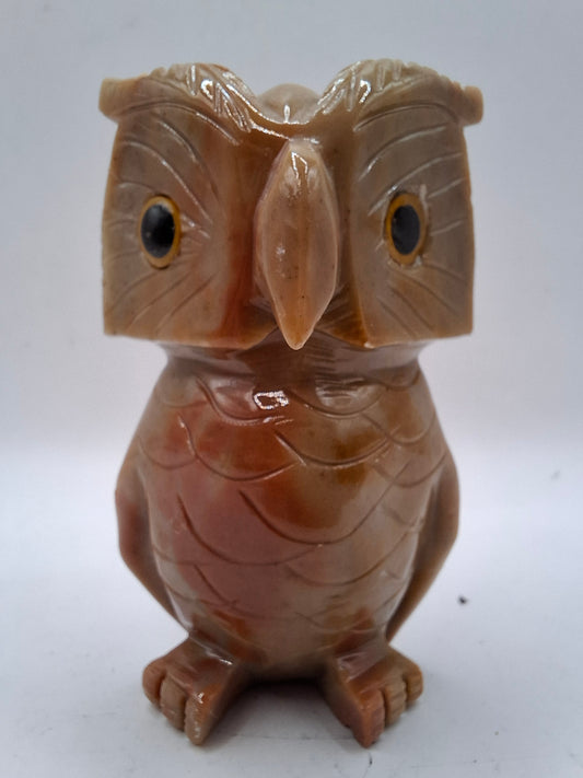 Soapstone Owl Carving