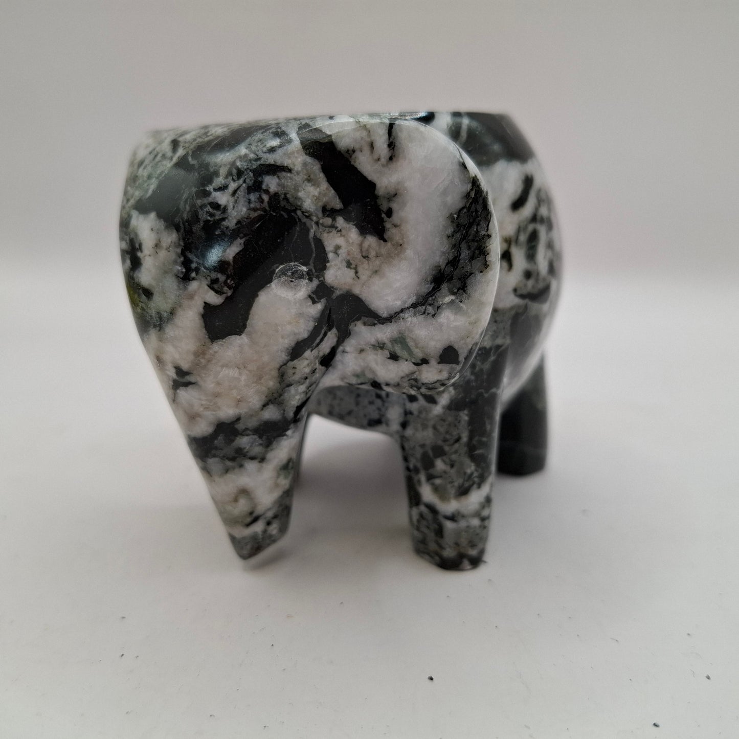 Carved Elephant Tealight Holder