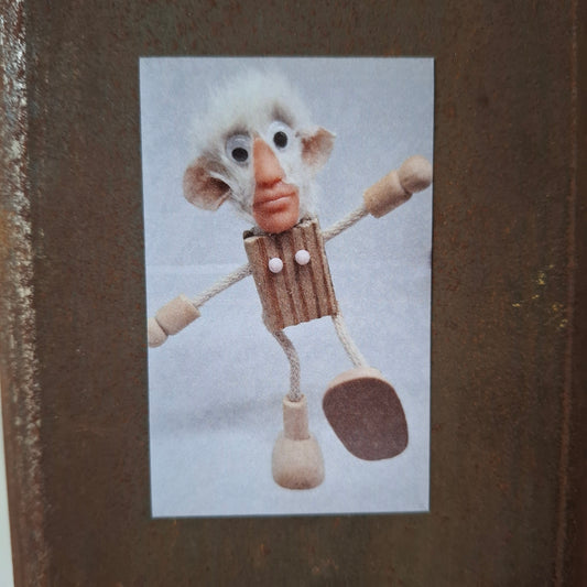 James Kicking Out Fridge Magnet