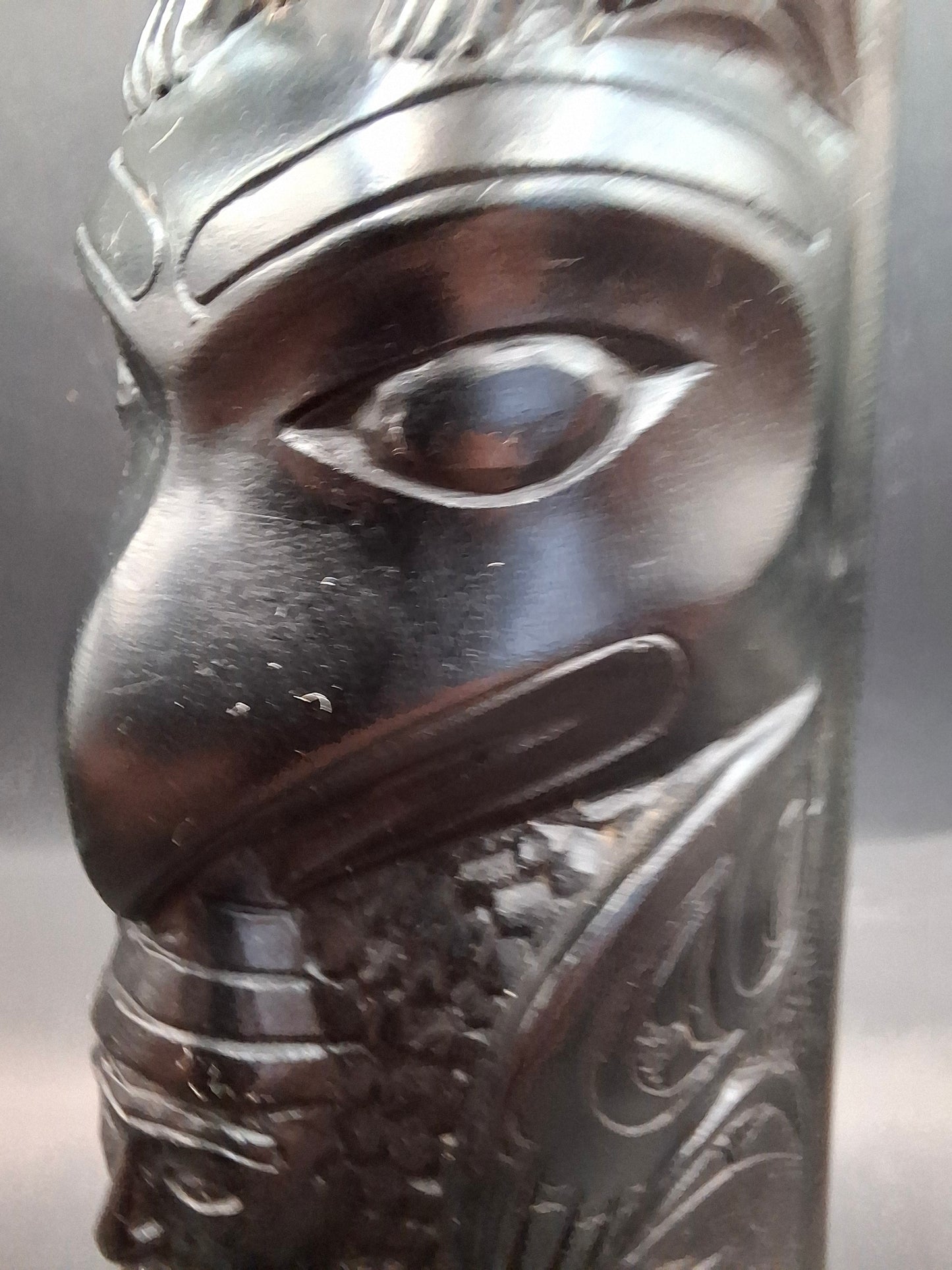 Canadian Frog Topped Totem