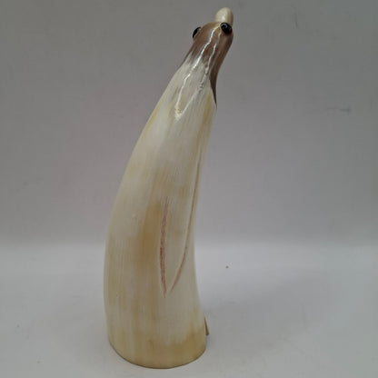 Taller Horn Carving Of a Bird (UK Only)
