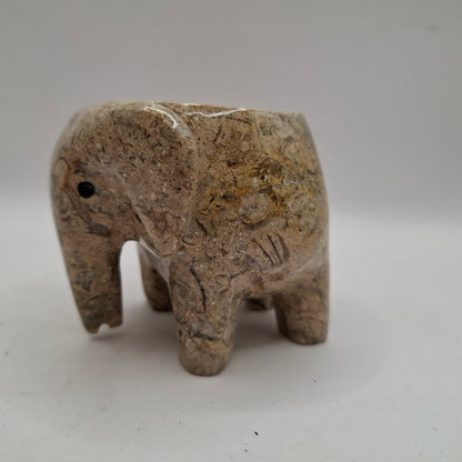 Carved Elephant Tealight Holder