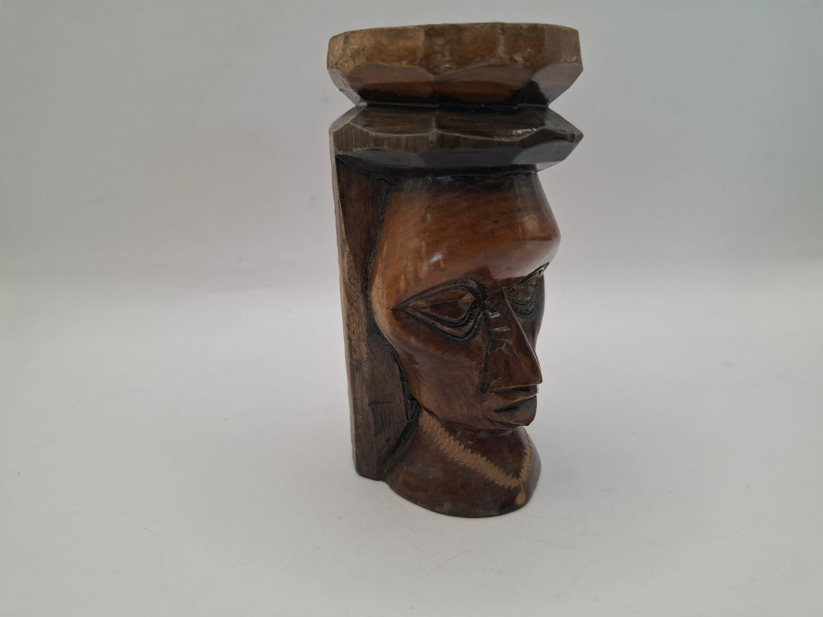 Carving Of A Guy's Head