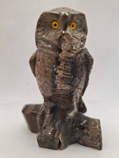 Dark Owl Carving