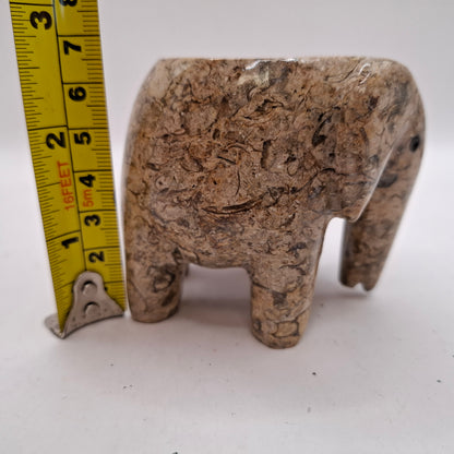 Carved Elephant Tealight Holder