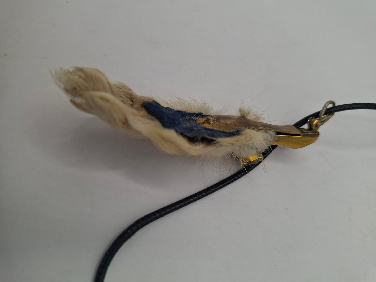 Antique feet necklace