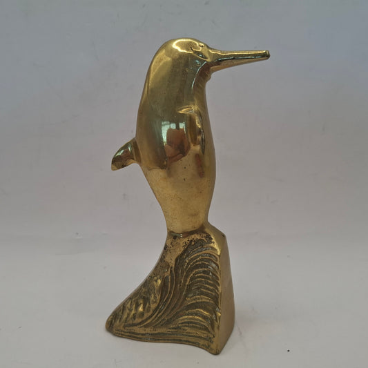 Standing Metal Dolphin