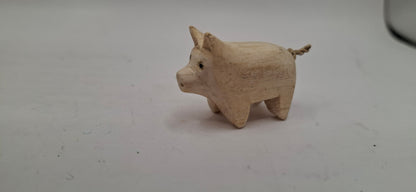A Tiny Wooden Pig