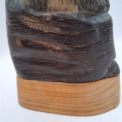 Wolf Horn Carving