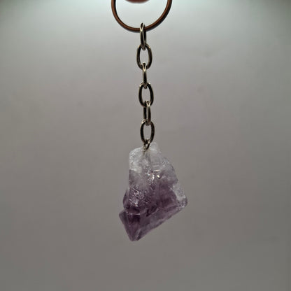 Amethyst Gem Keyring