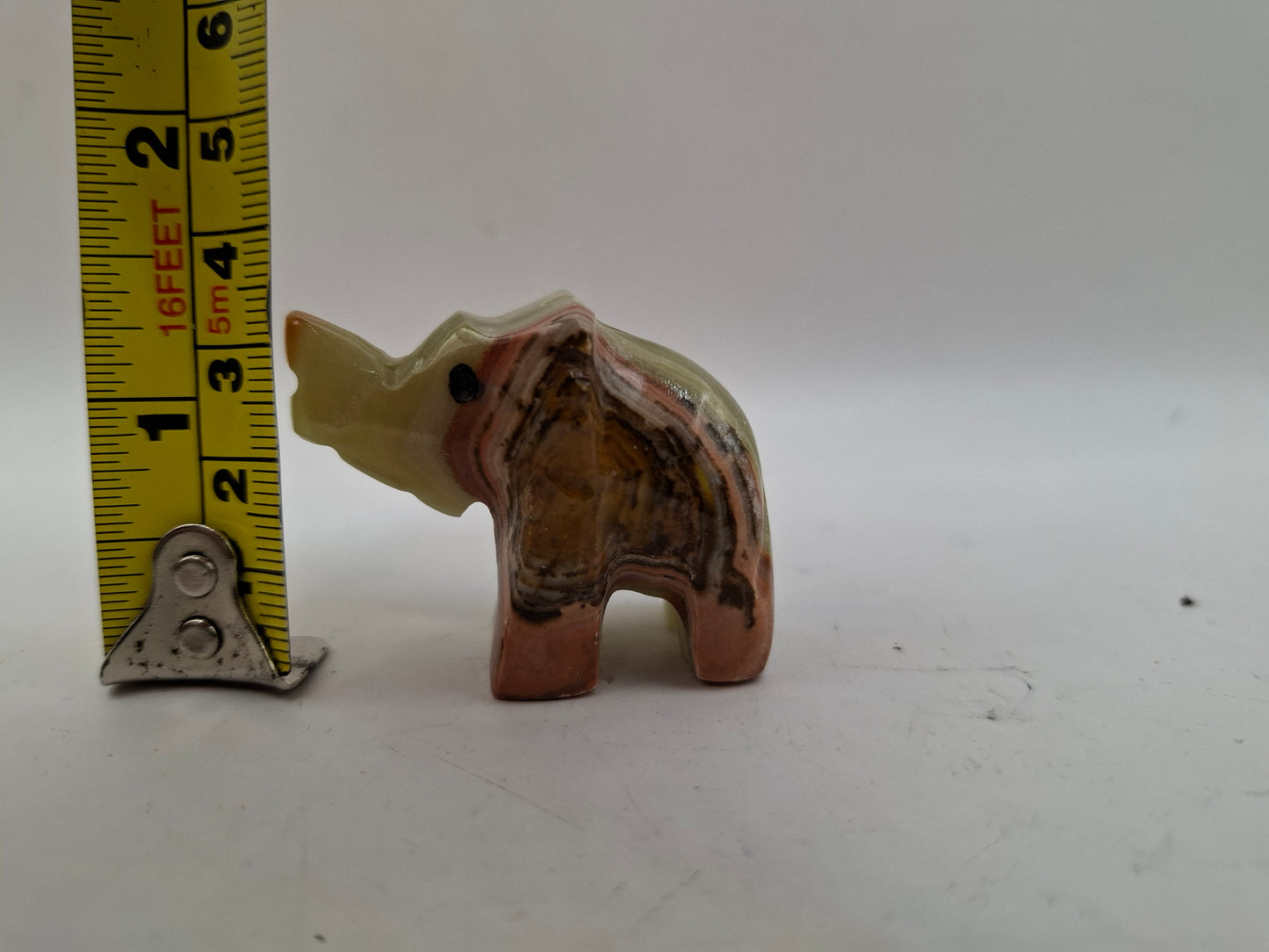 Onyx Elephant Carving