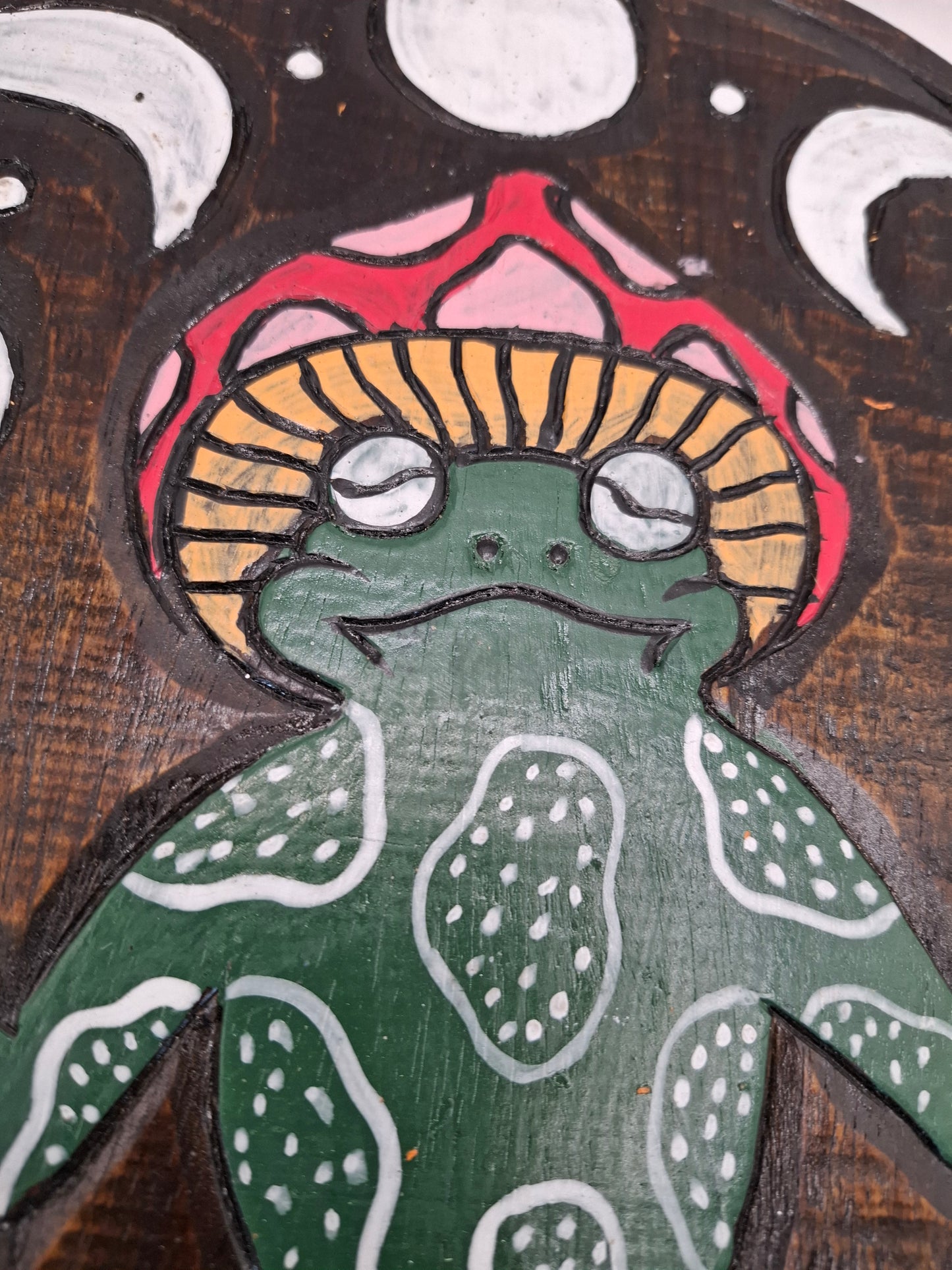 Chilled Out Frog Plaque