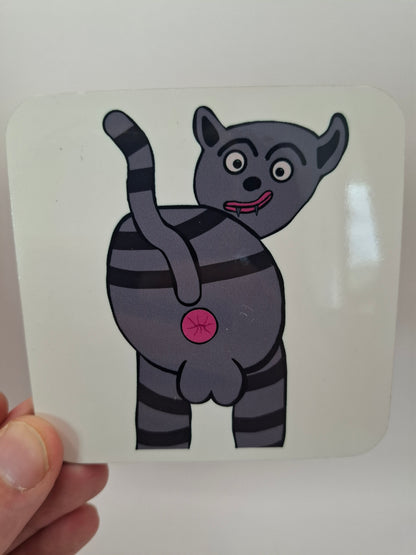 Animal Arse Coaster Set