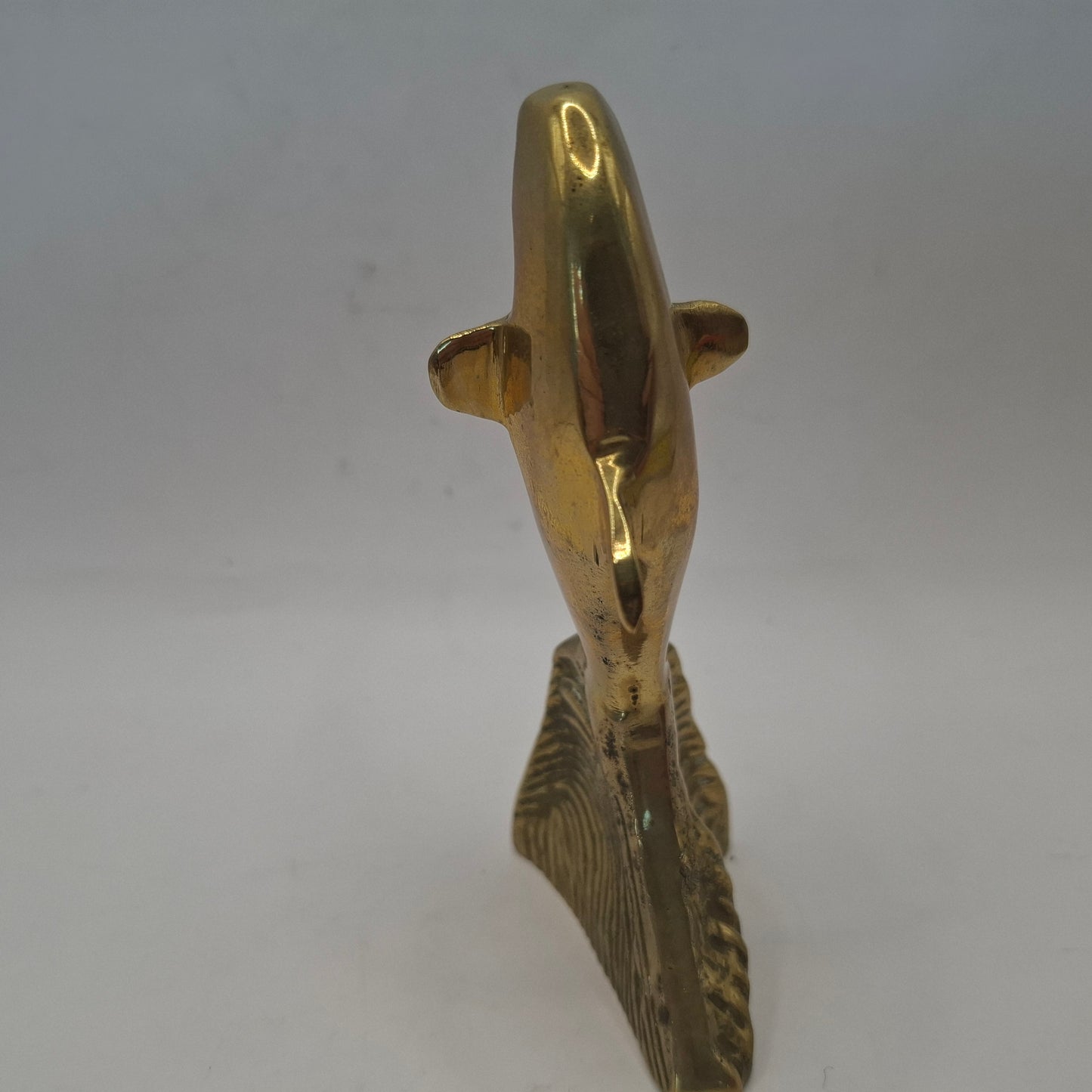Standing Metal Dolphin
