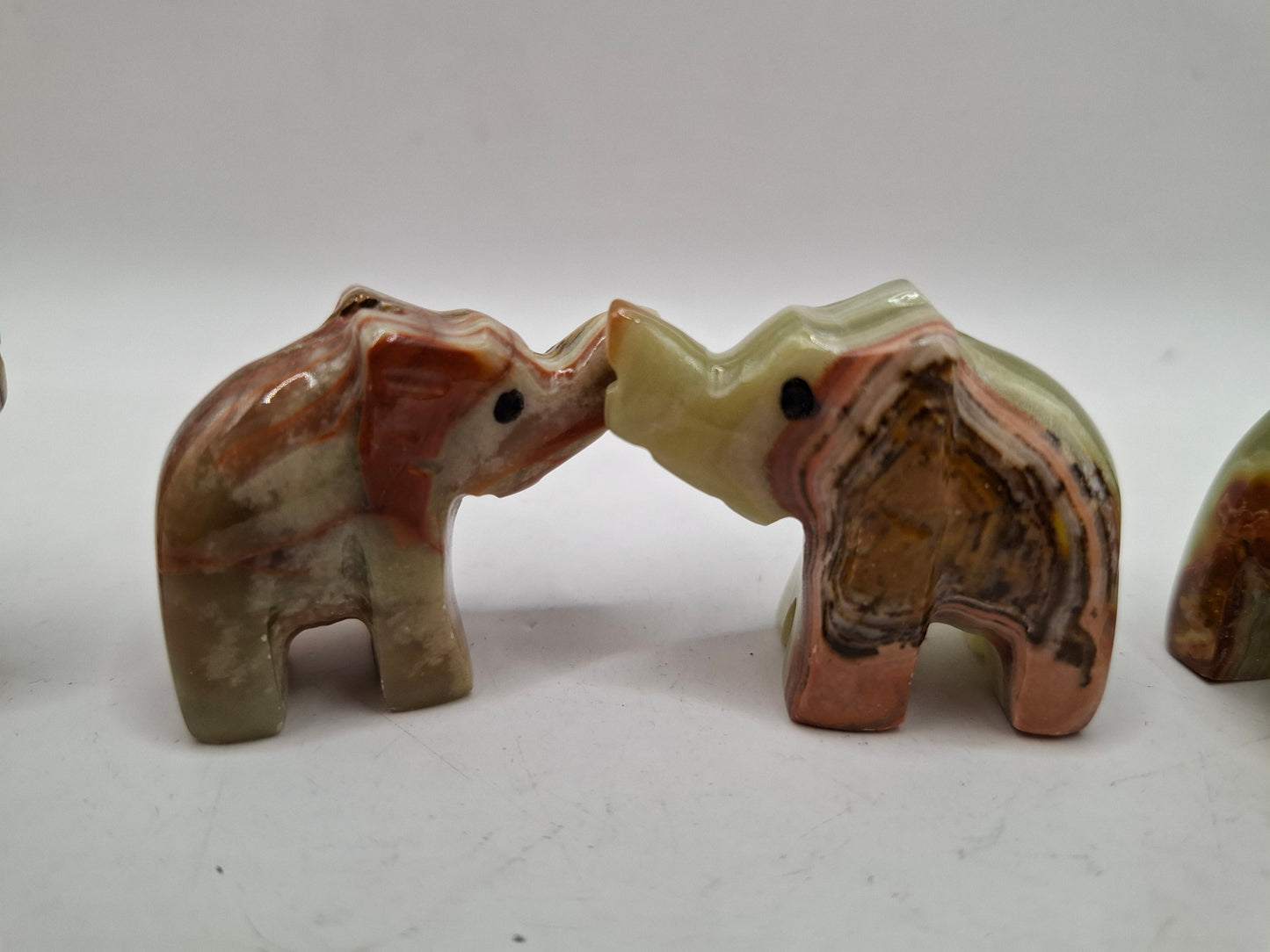 Onyx Elephant Carving