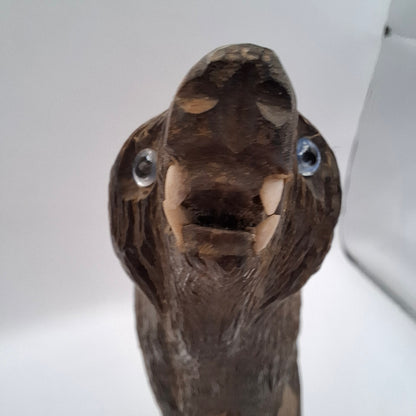 Wolf Horn Carving