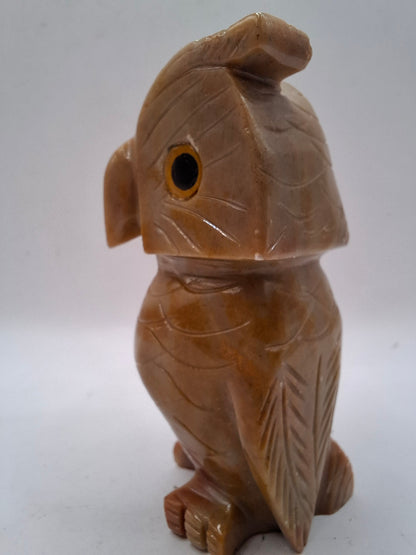 Soapstone Owl Carving