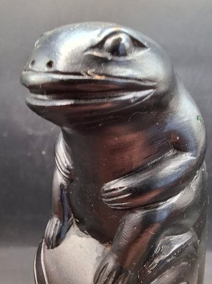 Canadian Frog Topped Totem