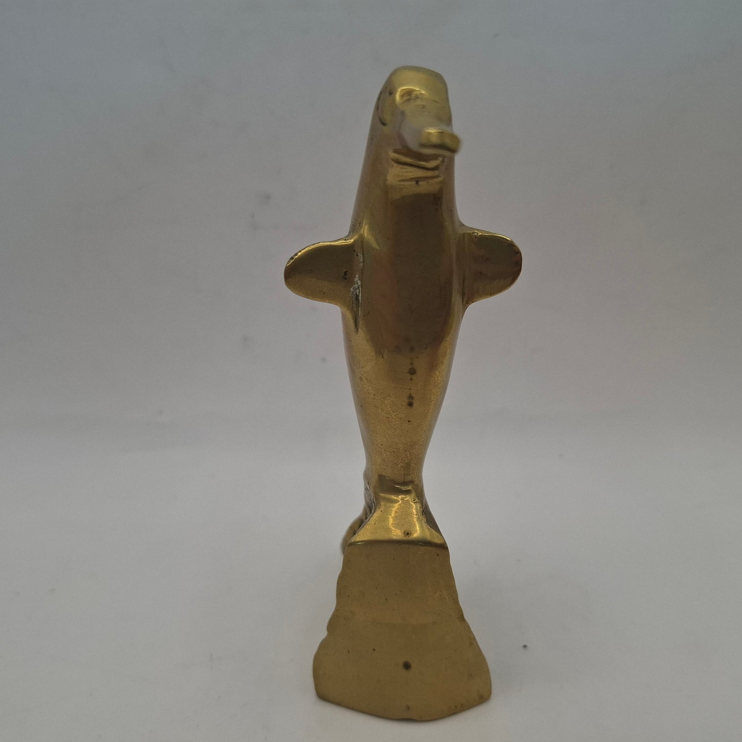 Standing Metal Dolphin