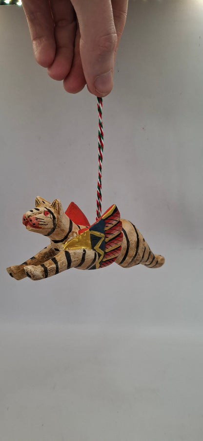 Festive Cat With Wings