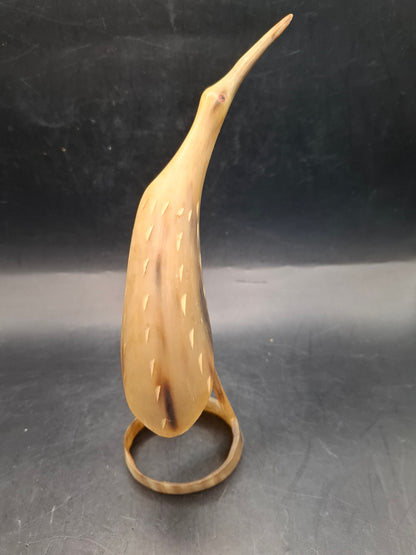 Bird Horn Carving (UK Only)