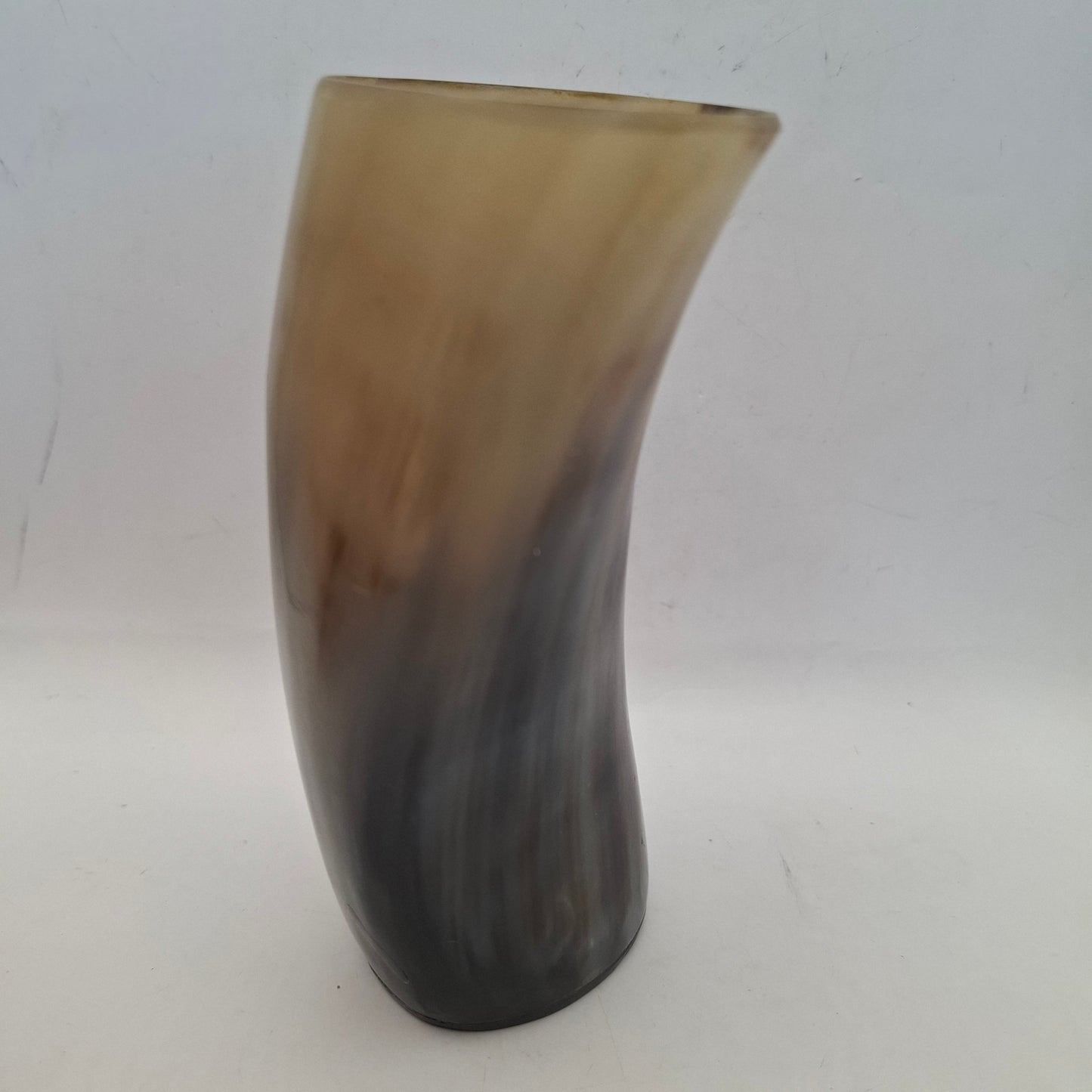 Horn Carved Into A Pot