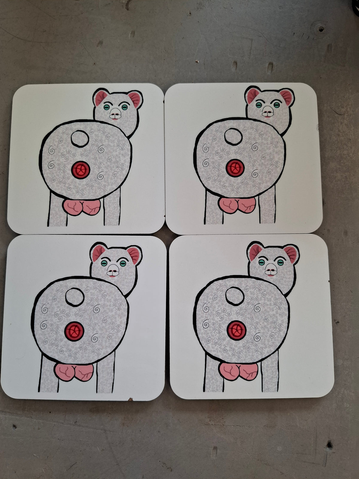 Damaged/ Misprinted Coasters (Signed and Numbered)