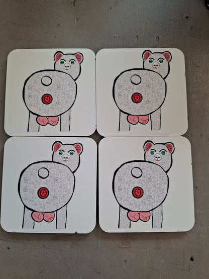 Damaged/ Misprinted Coasters (Signed and Numbered)