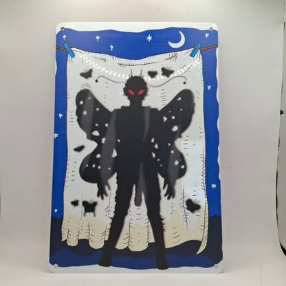 Mothman With His Cock Out Metal Wall Sign