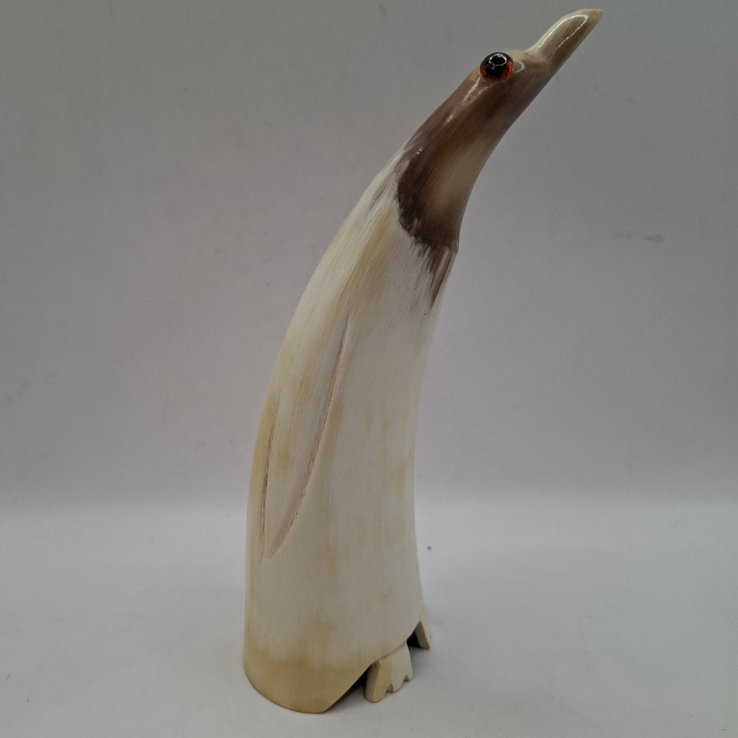 Taller Horn Carving Of a Bird (UK Only)