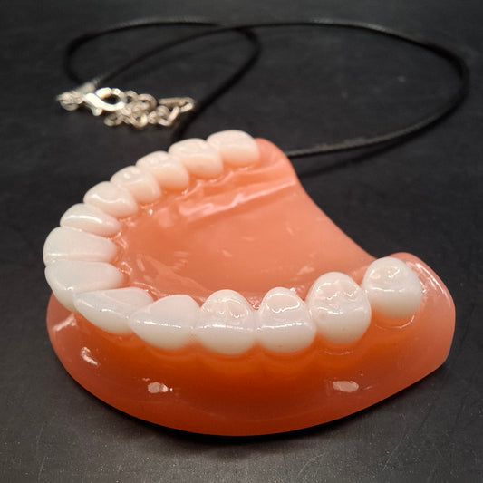 Fake Denture Necklaces