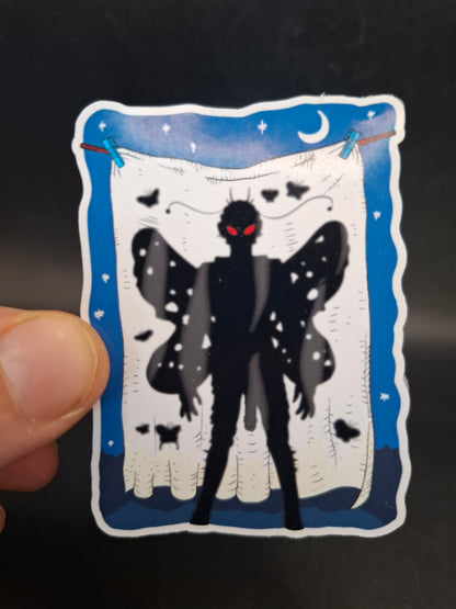 Mothman With His Cock Out Sticker