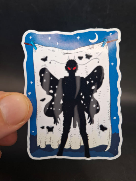 Mothman With His Cock Out Sticker
