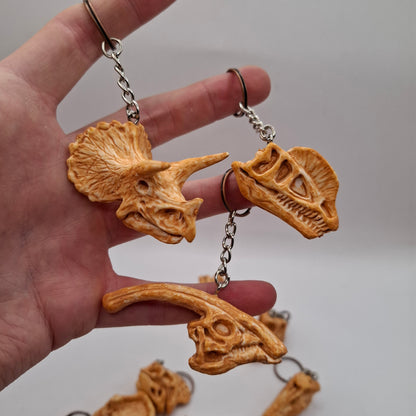 Dino Head Keyring