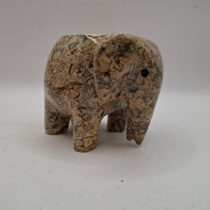 Carved Elephant Tealight Holder