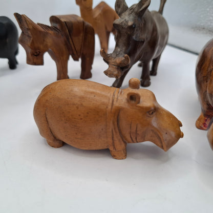 Wooden Animal Carvings