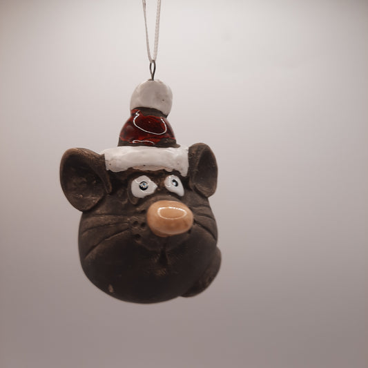 Ceramic Mouse Bauble