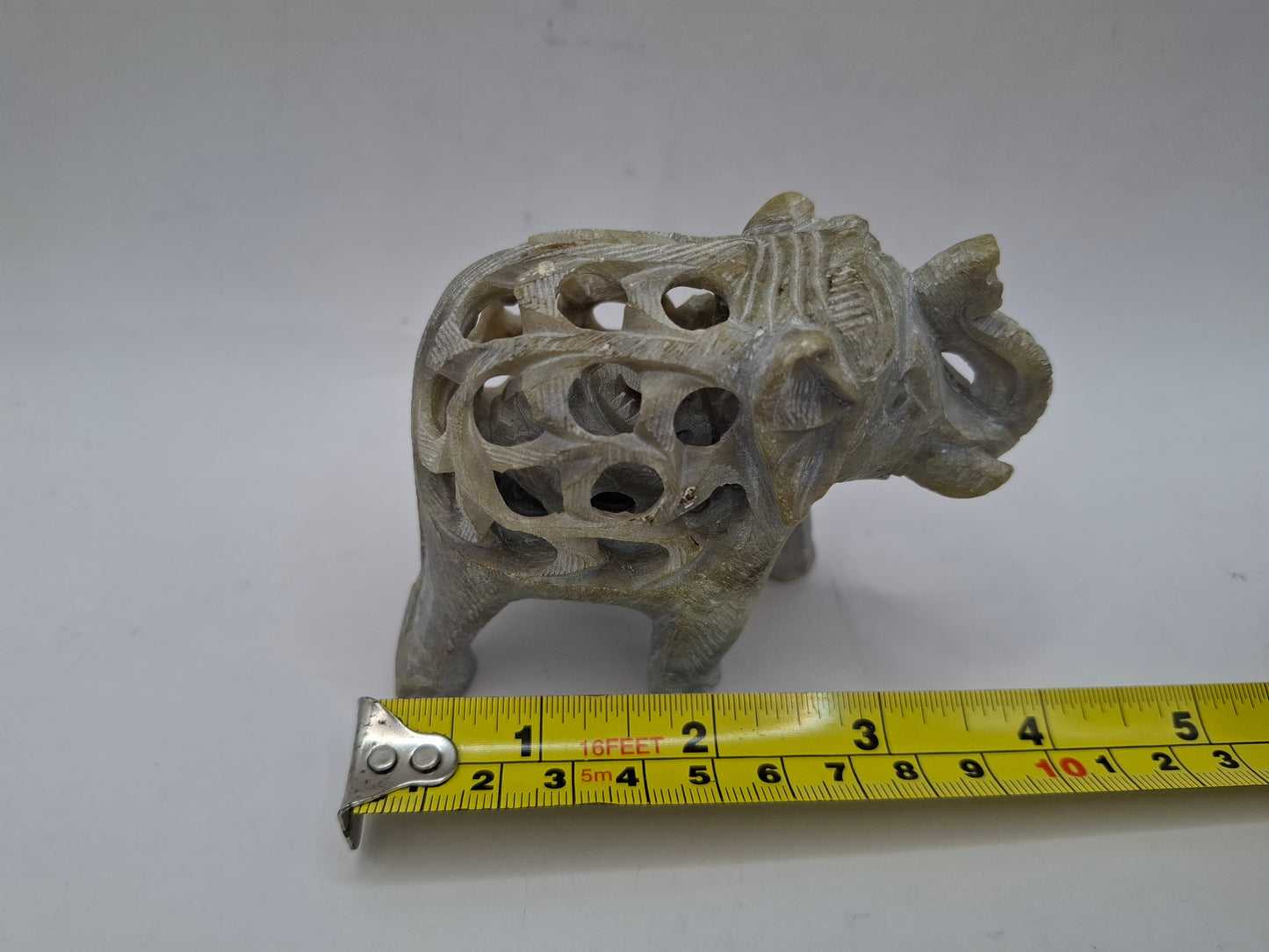 Pregnant Elephant Carving