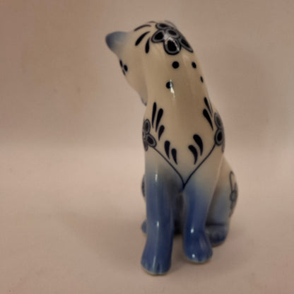 Blue & White Animals