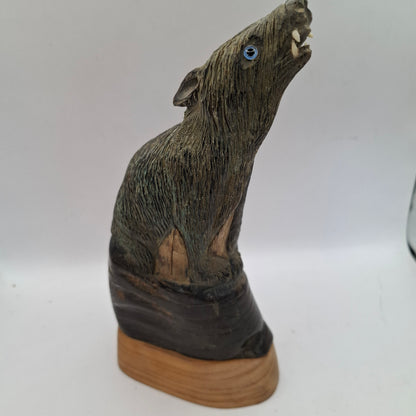 Wolf Horn Carving