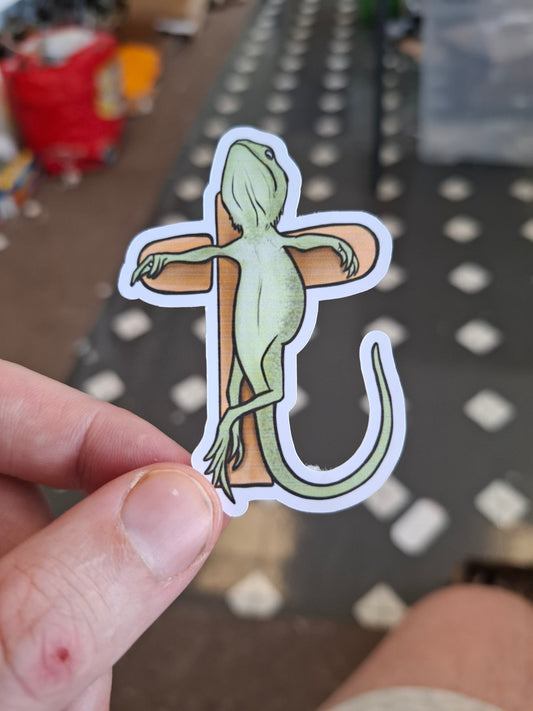 Jesus Lizard Sticker