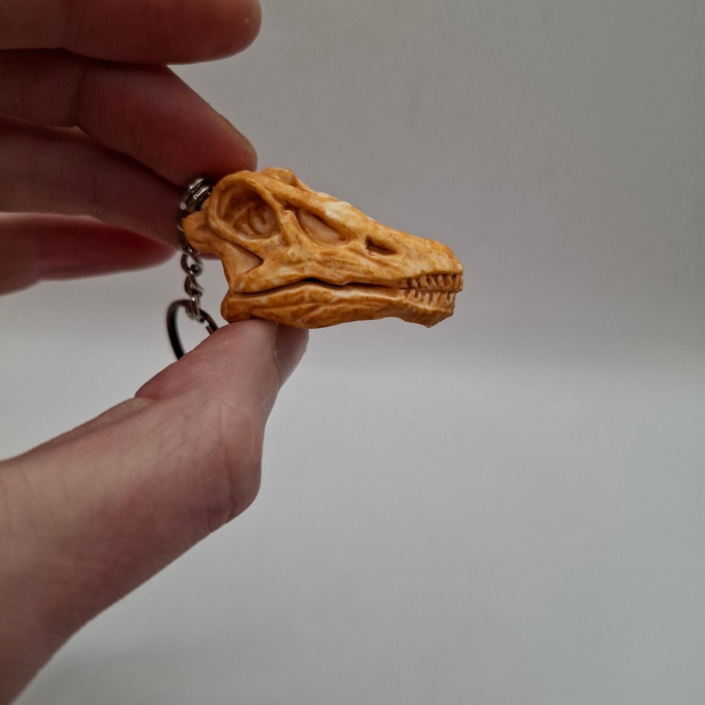 Dino Head Keyring