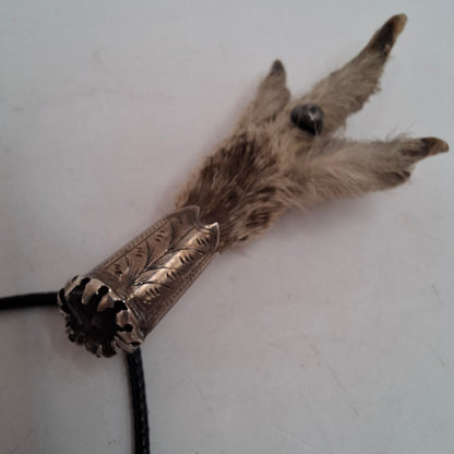 Antique feet necklace