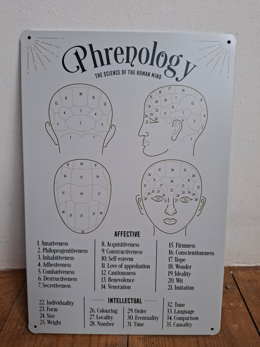 Phrenology Sign