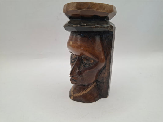 Carving Of A Guy's Head