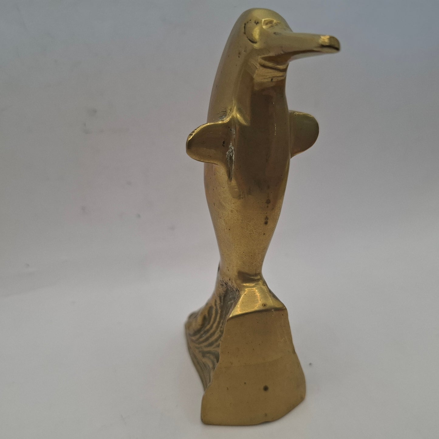 Standing Metal Dolphin
